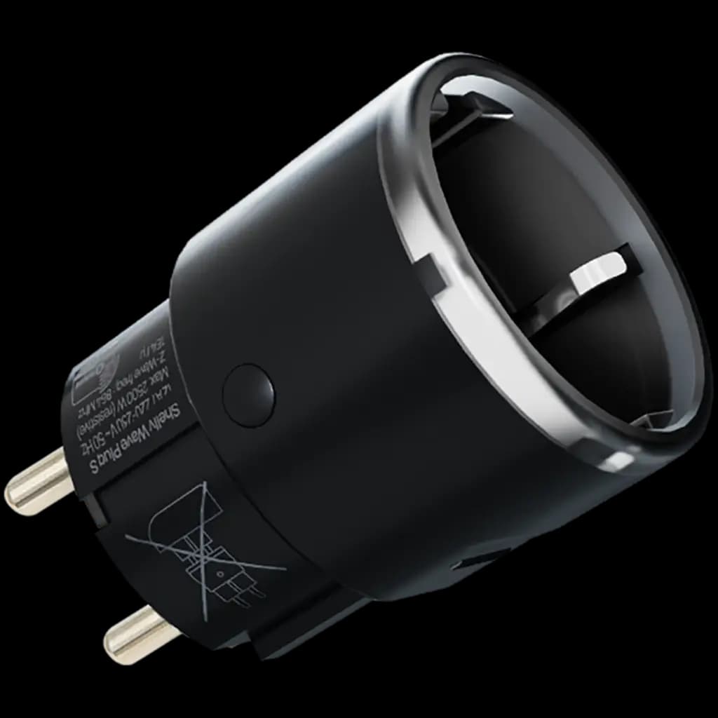 SHELLY Wave Plug S Black LR inteligentne gniazdko czarne