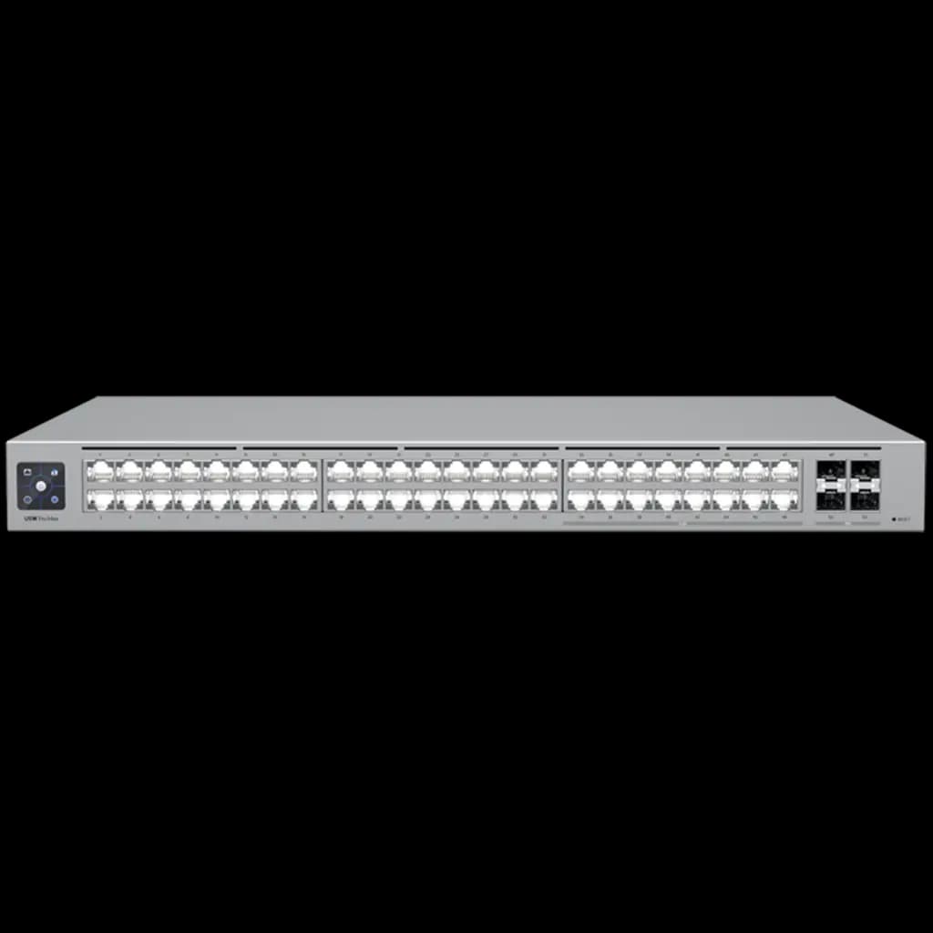 UBIQUITI UniFi Switch Pro Max, 48 port, Layer 3, (32) GbE, (16) 2.5 GbE, (4) 10G SFP+