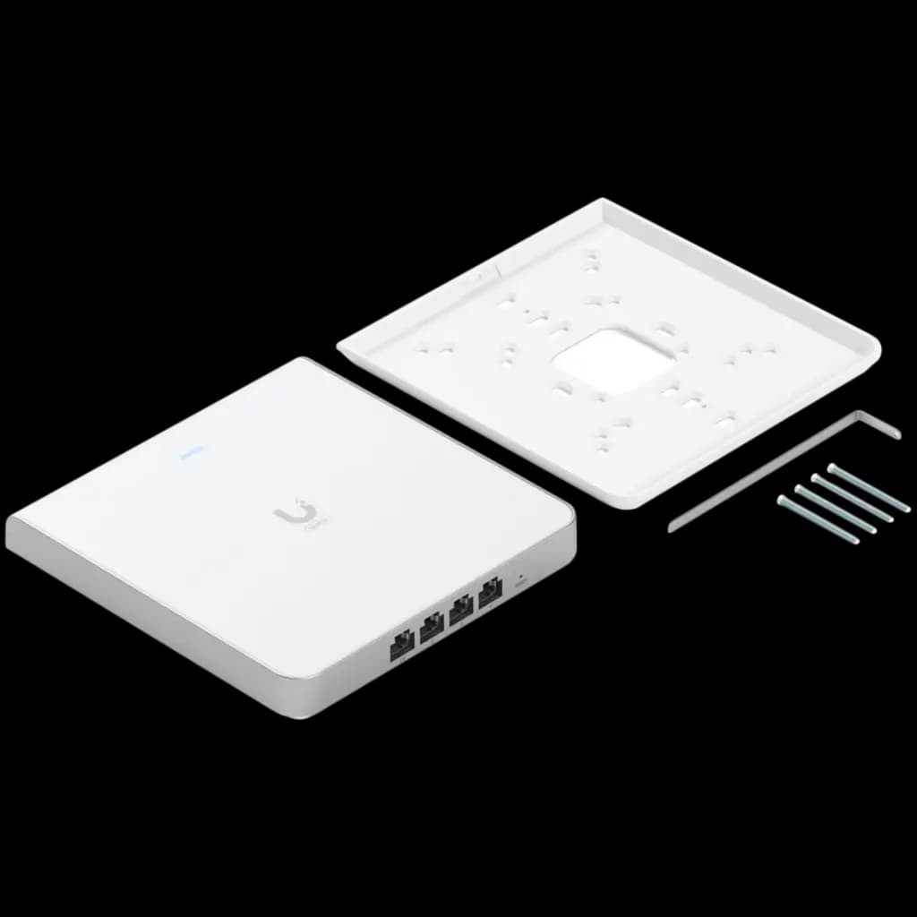 UBIQUITI UniFi U6 Enterprise In-Wall Access Point Wi-Fi 6E AX10000, 1x 2.5GE, 4x GE