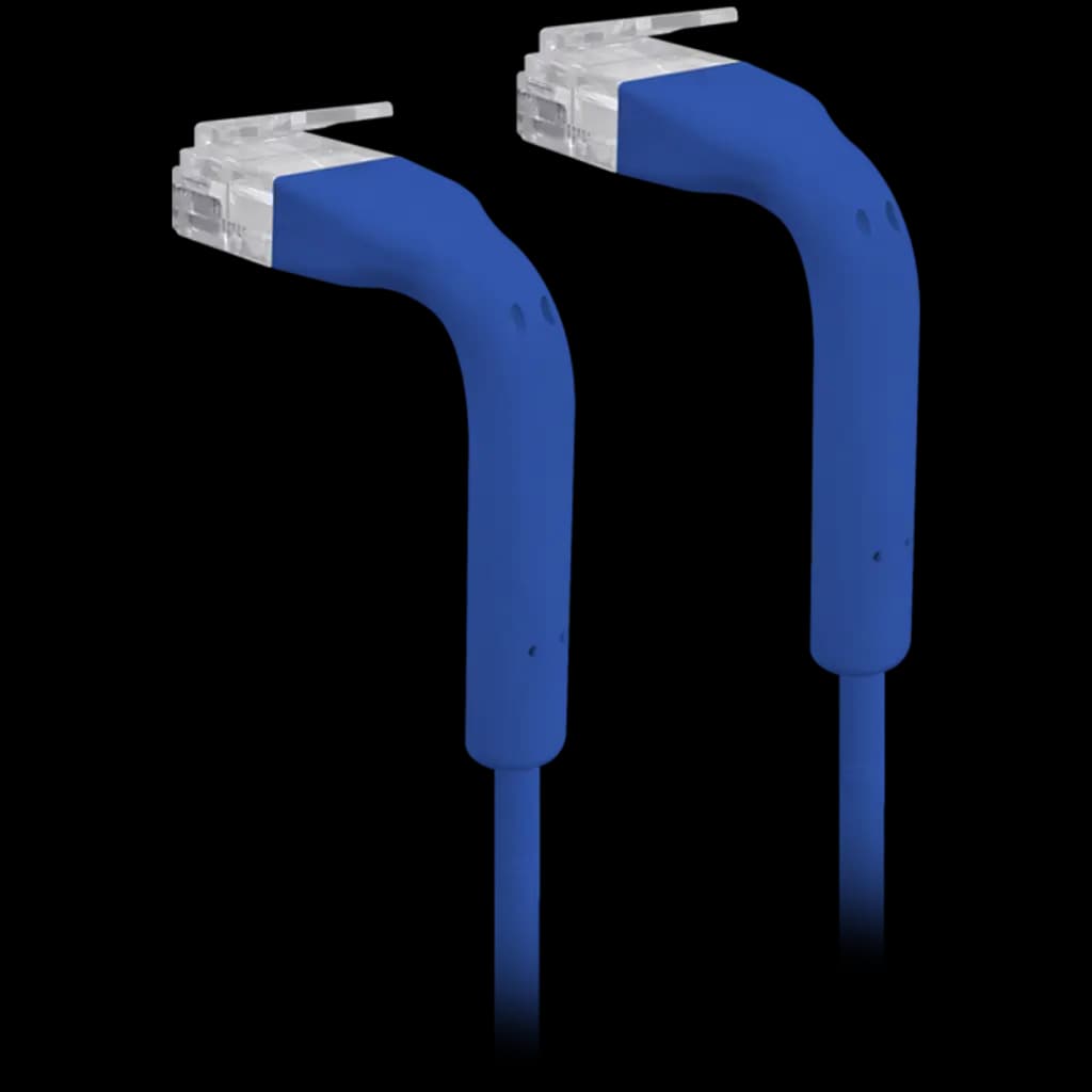 Ubiquiti UniFi Patch Cable U-Cable-Patch-5M-RJ45-BL Ultra-thin patch cable with bendable boots designed for installation flexibility, 3 mm outer diameter, 5m, Blue