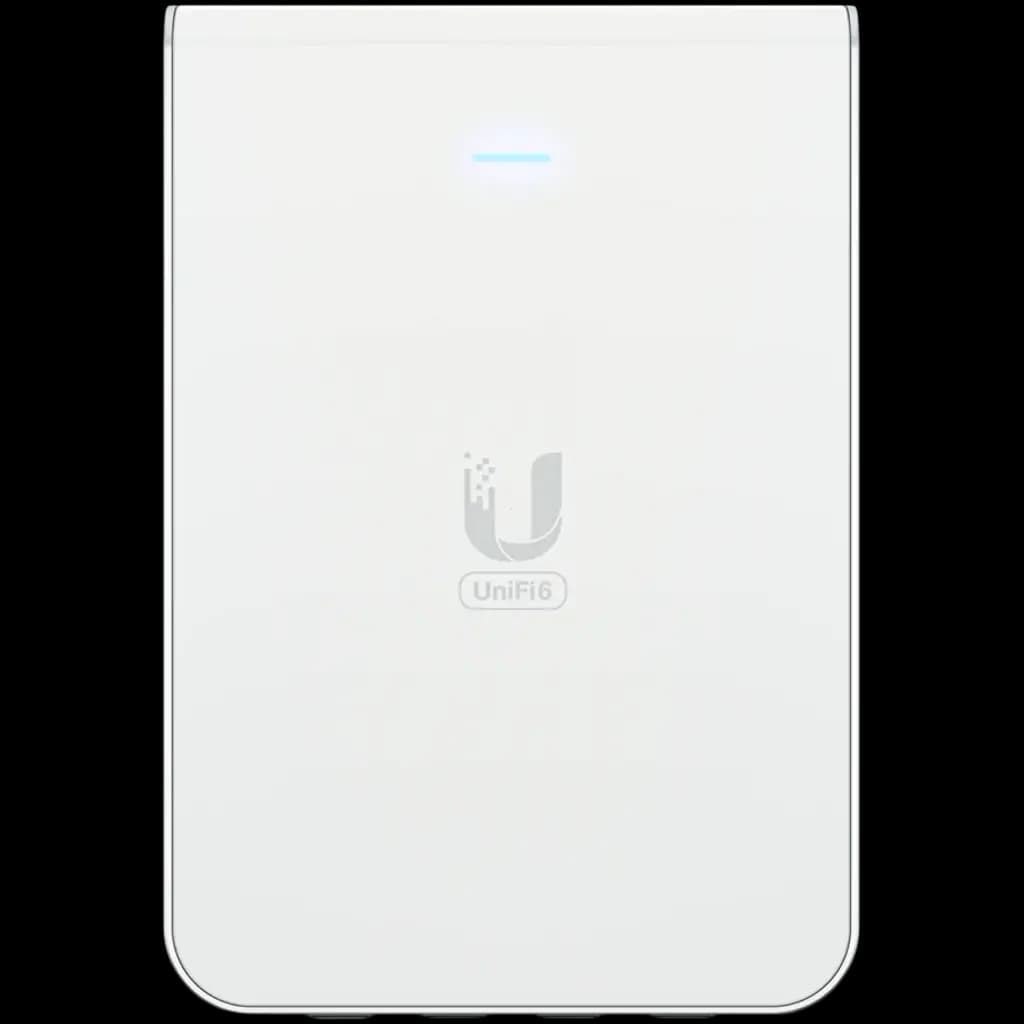 UBIQUITI UniFi U6 Access Point, In-Wall, Wi-Fi 6 AX5400 5x GE