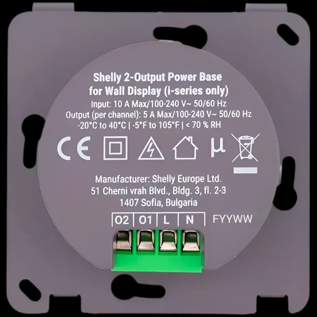2-output Power Base for Wall Display i-series