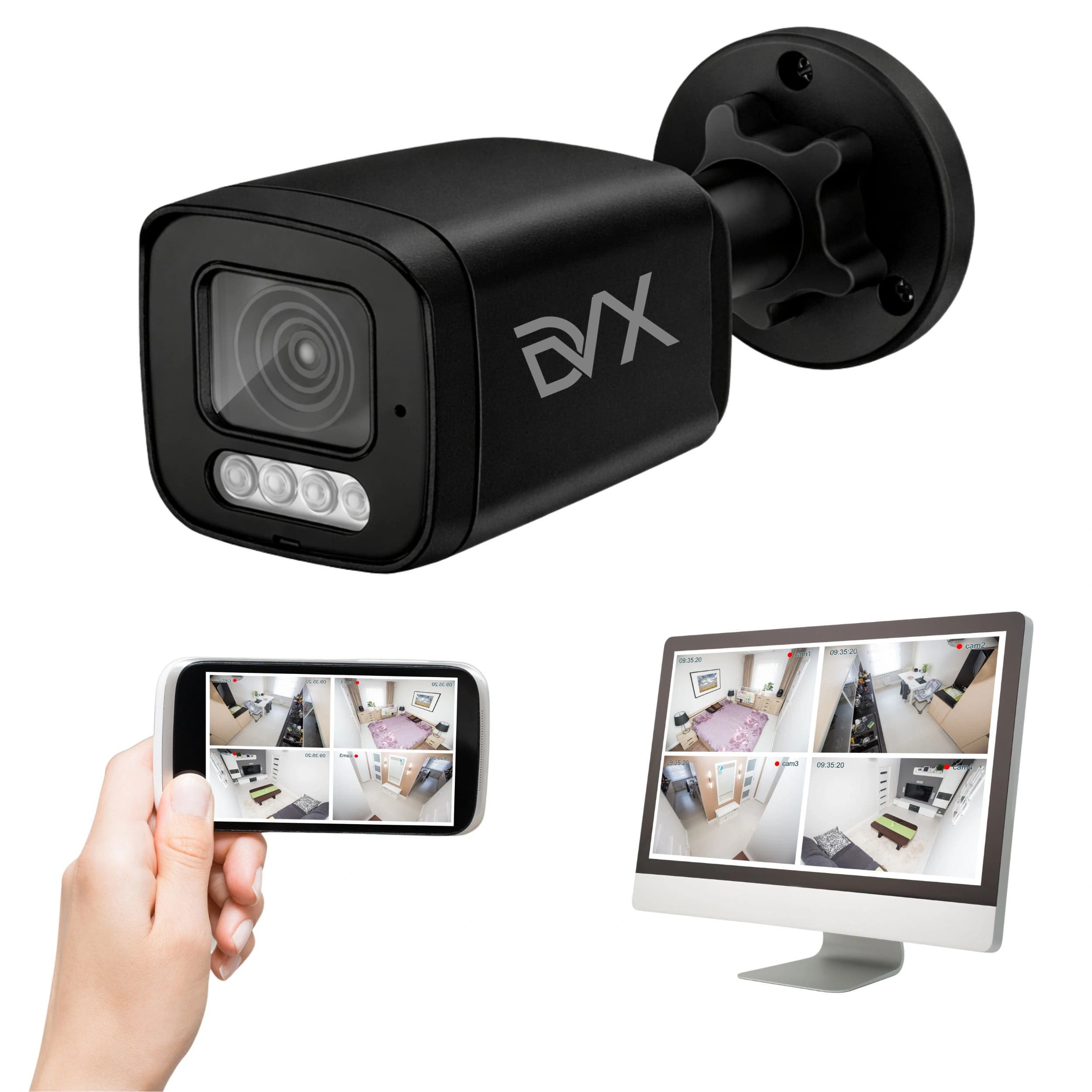 Kamera DVX PT8LB 8MP 4K PoE czarna