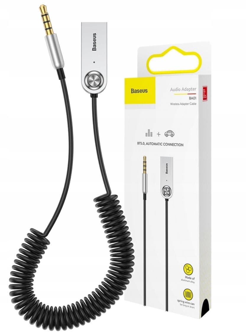 Baseus Transmiter Odbiornik Bluetooth Adapter AUX