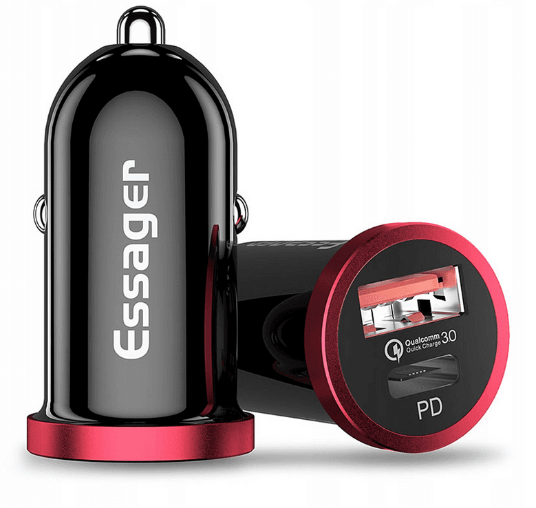 ładowarka samochodowa essager qc 3.0 pd