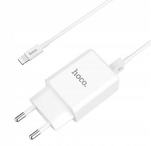 ładowarka sieciowa do telefonu + kabel lightning iphone hoco