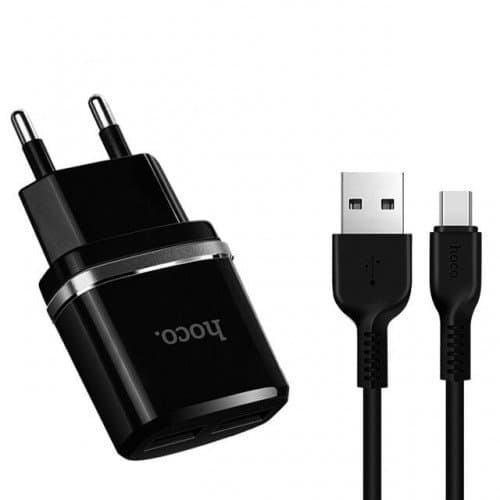 ładowarka sieciowa do telefonu + kabel typ C hoco