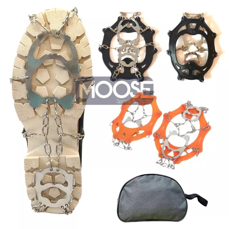 Raki na buty mocne kolce górskie na podstawie Moose K12