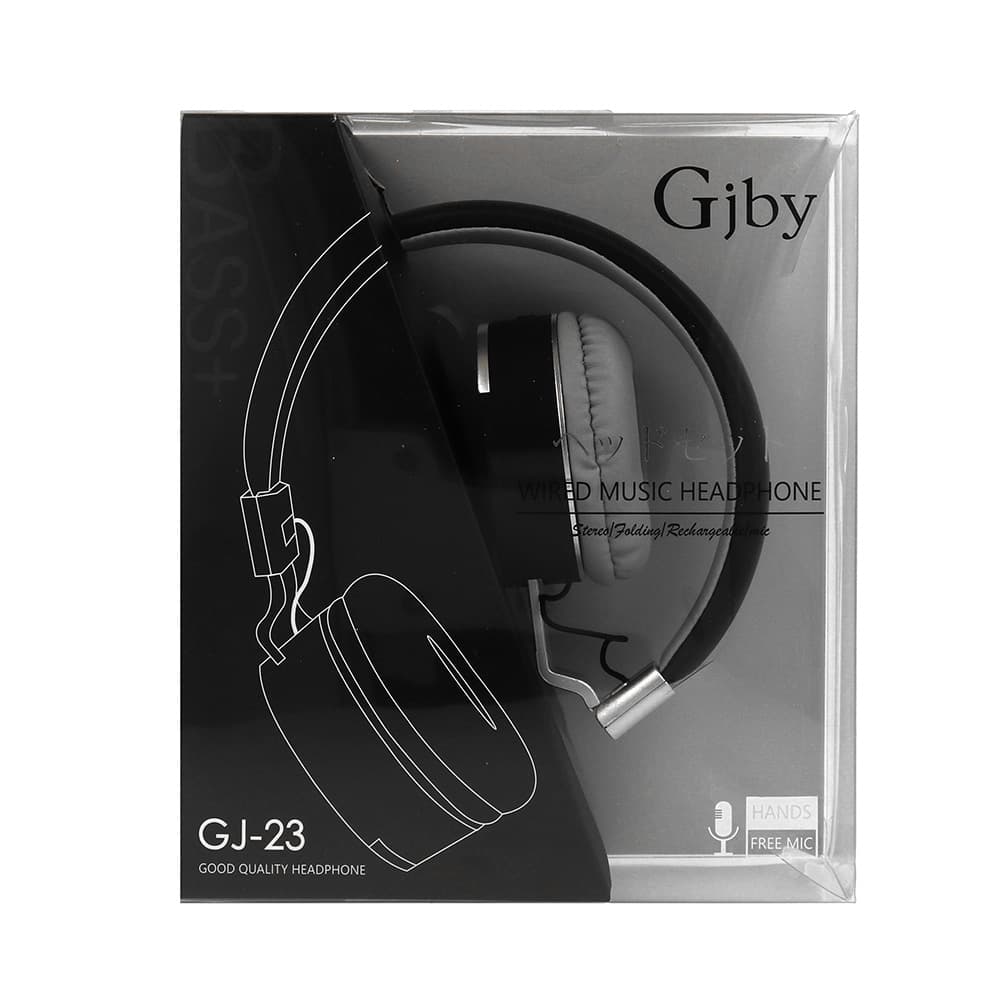 Słuchawki przewodowe USB gjby bass gj-23