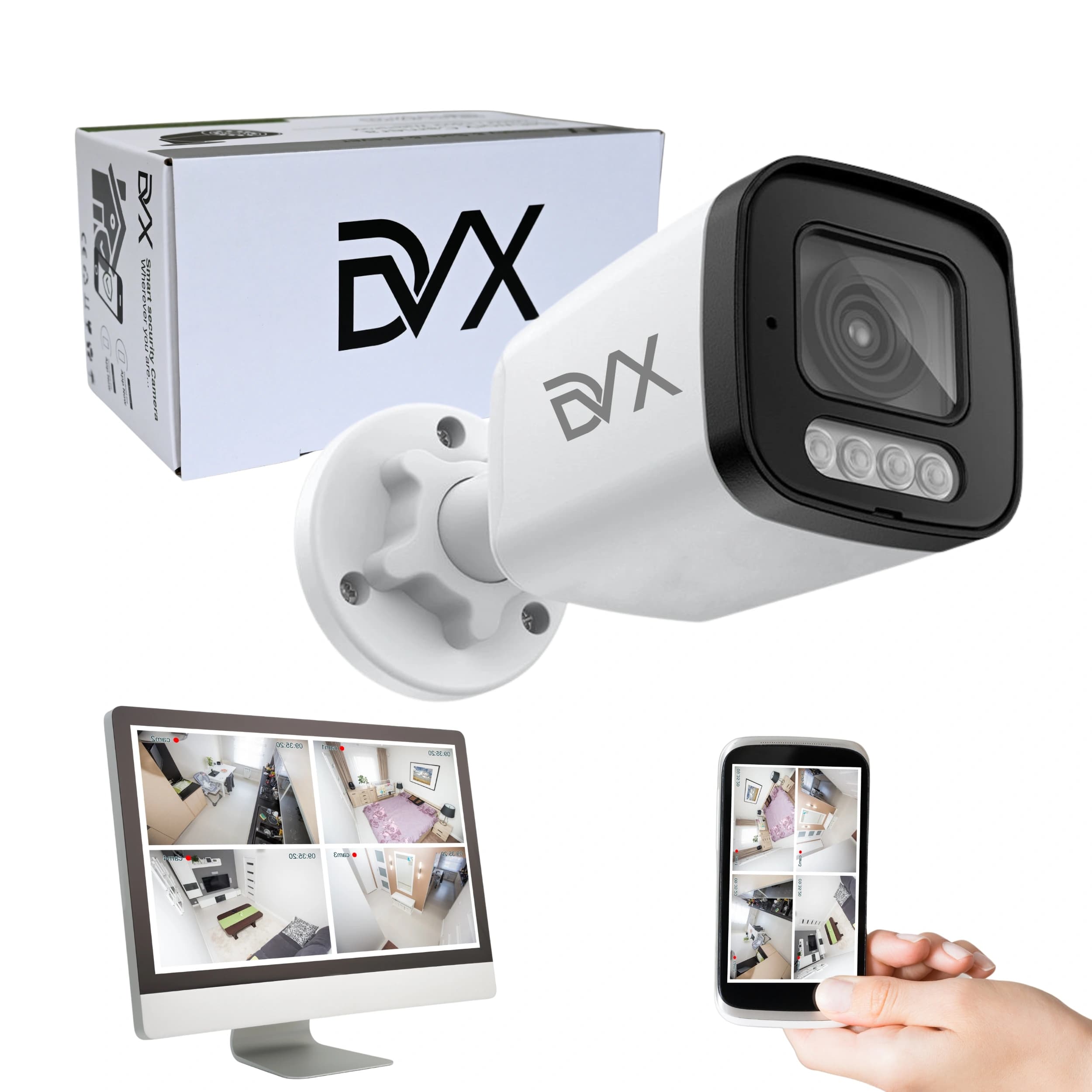 Kamera DVX PT8L 8 MP biała