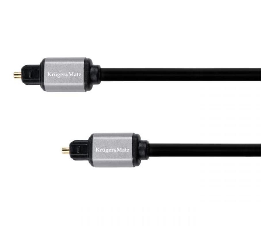 kruger&Matz kabel optyczny toslink audio spdif telewizor wzmacniacz