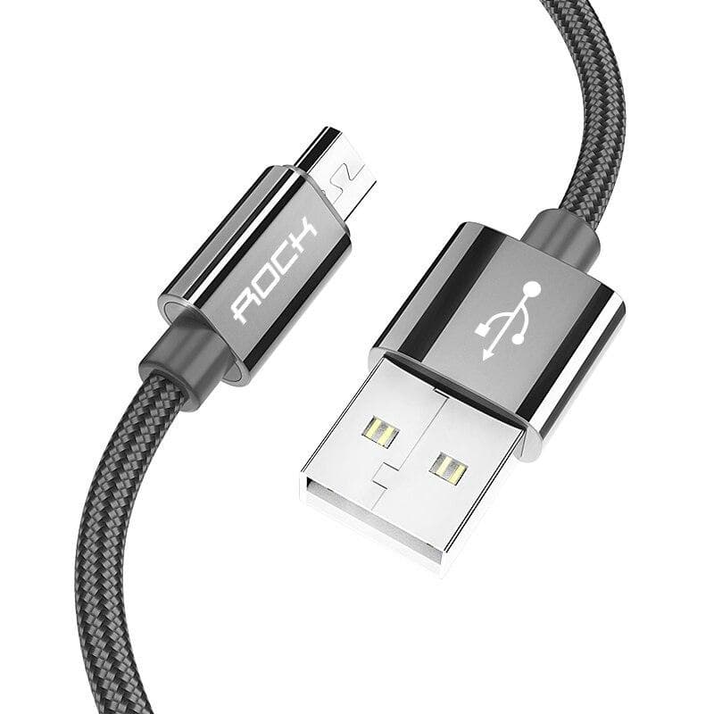 Rock rcb0460 kabel przewód micro USB 1m